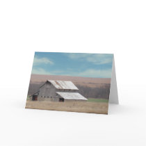 Flint Hills barn Greeting Card