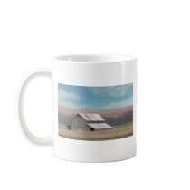 Flint Hills barn mugs by MAPASUE Flint Hills barn mugs