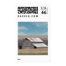 Flint Hills barn Postage Stamps