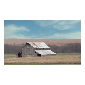 Flint Hills Barn poster print
