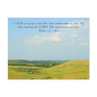 Flint Hills in Summer postcard