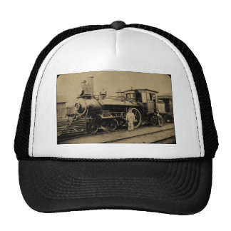 Railroad Engineer Hats and Railroad Engineer Trucker Hat Designs