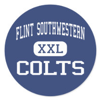 Flint Southwestern - Colts - High - Flint Michigan stickers by customteamsportswear Flint Southwestern - Colts - High - Flint Michigan stickers