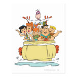 Flintstones Families2 Postcard