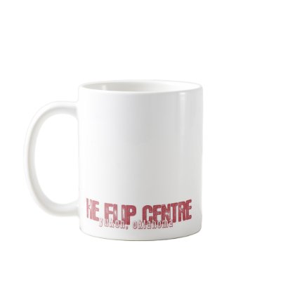 FLIP CENTRE PINK & WHITE GRAVITY MUG by flipcentrestore