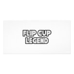 Flip Cup Legend Customized Photo Card