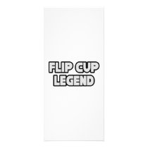 Flip Cup Legend rack cards by Funny_MoFo_Shirts Flip Cup Legend rack cards