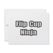 Flip Cup Ninja invitations by Funny_MoFo_Shirts Flip Cup Ninja invitations