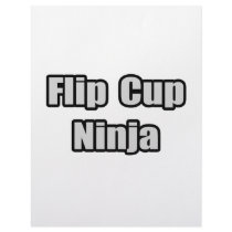 Flip Cup Ninja Customized Letterhead