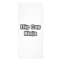 Flip Cup Ninja rack cards by Funny_MoFo_Shirts Flip Cup Ninja rack cards