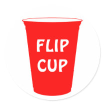 flip cup stickers