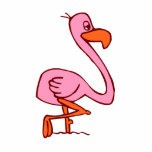 Flip Flamingo Photo Cutouts