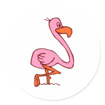 Flip Flamingo stickers
