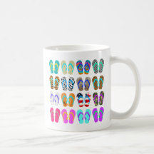 Flip-Flop Chart Coffee Mugs