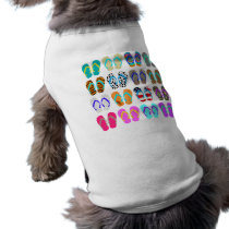 Flip-Flop Chart Doggie T-shirt