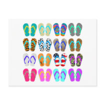 Flip-Flop Chart Post Card
