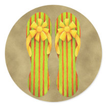 Flip Flop Citrus Sticker