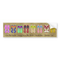 Flip Flop Collections Bumper Sticker bumper stickers