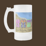 Flip Flop Collections Frosted Mug mugs