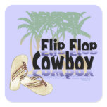 Flip Flop Cowboy stickers