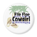 Flip Flop Cowgirl Magnet