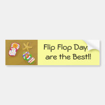 Flip Flop Days Bumper Stickers