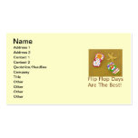 Flip Flop Days Business Card Template