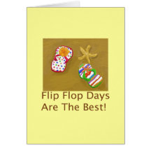 Flip Flop Days Greeting Cards