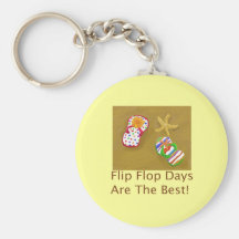 Flip Flop Days Keychain