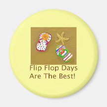 Flip Flop Days Magnet
