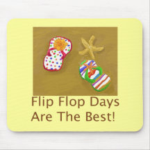 Flip Flop Days Mouse Pads