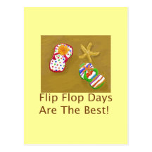 Flip Flop Days Post Card