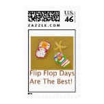 Flip Flop Days Postage Stamps
