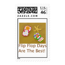 Flip Flop Days Postage Stamps