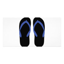 flip-flop icon customized photo card