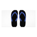 flip-flop icon customized photo card
