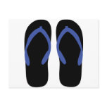 flip-flop icon post card