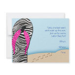 Flip Flop on the Beach Party Invitation