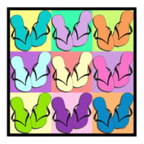 Flip Flop Parade Poster posters by RedRider08 Flip Flop Parade Poster posters