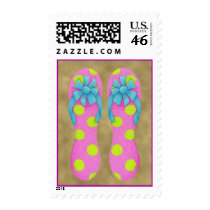 Flip Flop Postage Stamp