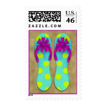 Flip Flop Postage Stamp
