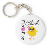 Flip-Flop Sandals Chick Key Chain