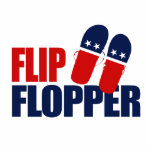 Flip Flopper Romney Photo Sculpture