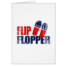 Flip Flopper Romney.png Greeting Card