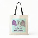 Flip Floppin' Tote bags