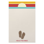Flip Flops &amp; 70s Inspired Beach Sunset Stationery
