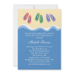 Flip Flops Beach Bridal Shower Invitation