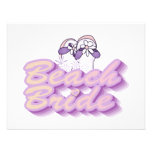 Flip Flops Beach Bride Tshirts and Gifts Personalized Invite