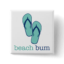 Flip Flops Beach Bum Pin