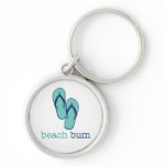 Flip Flops Beach Bum keychains
